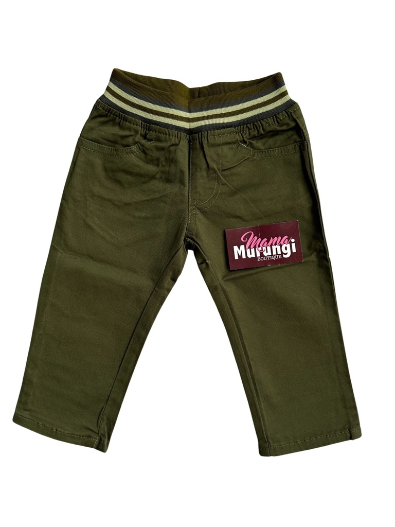 Army Green Boy's Short