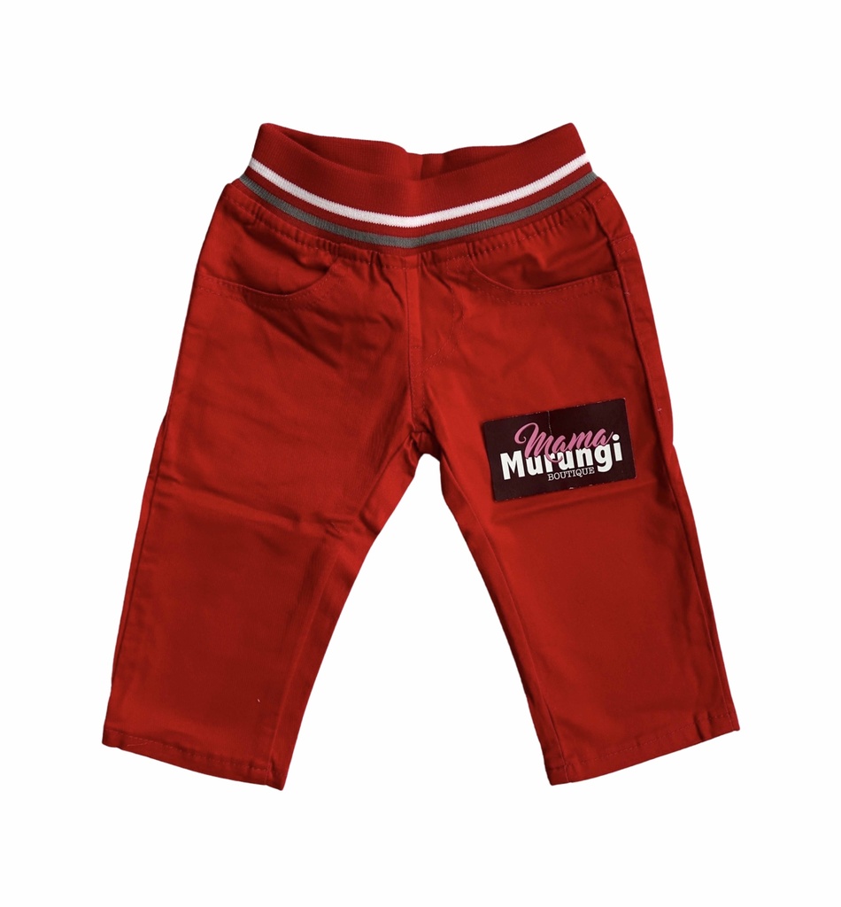 Red Baby Trouser