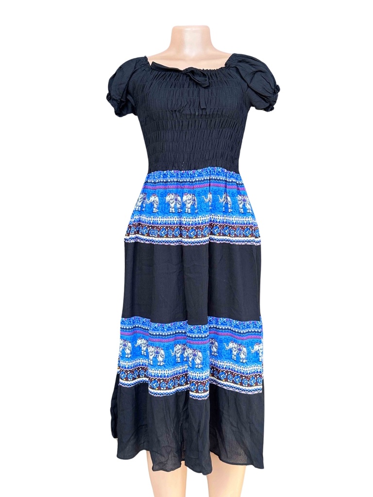Multicolored Women's Dress 