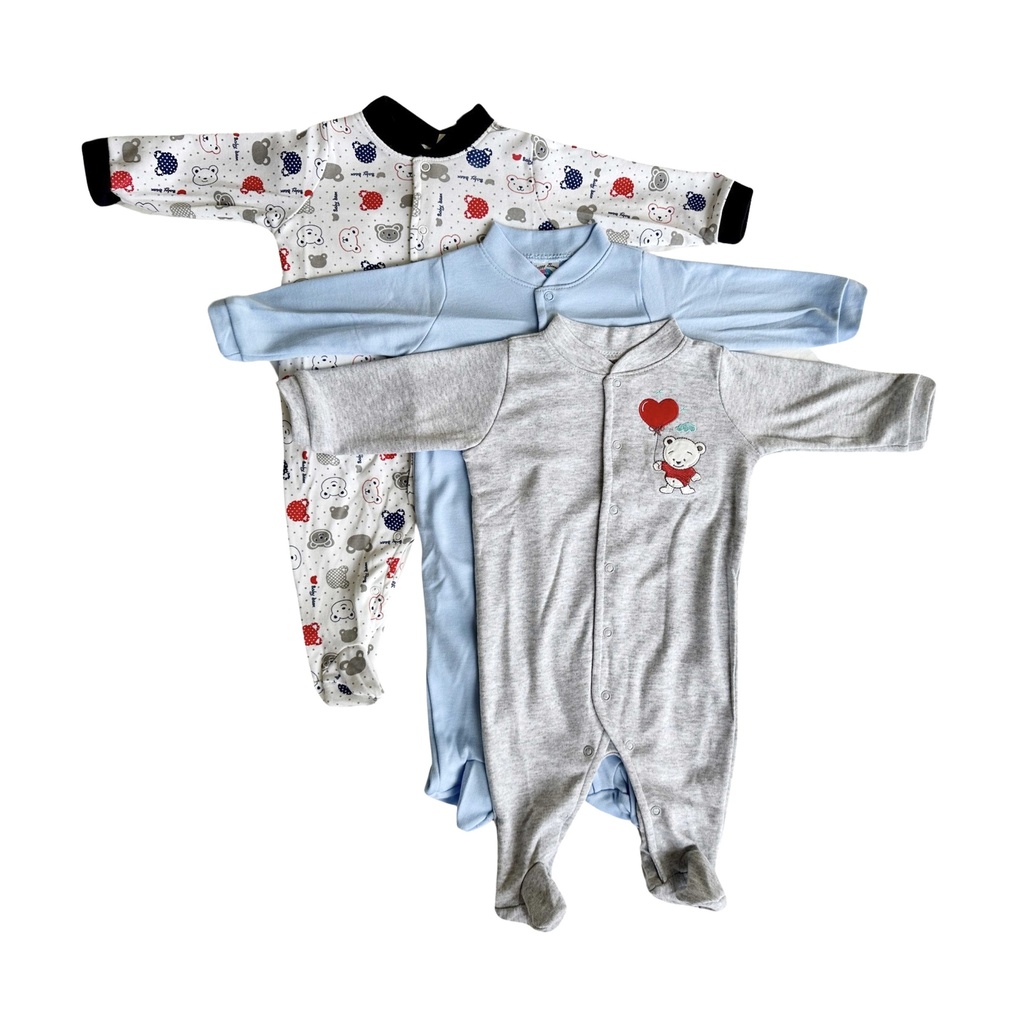 3pack Baby Overall