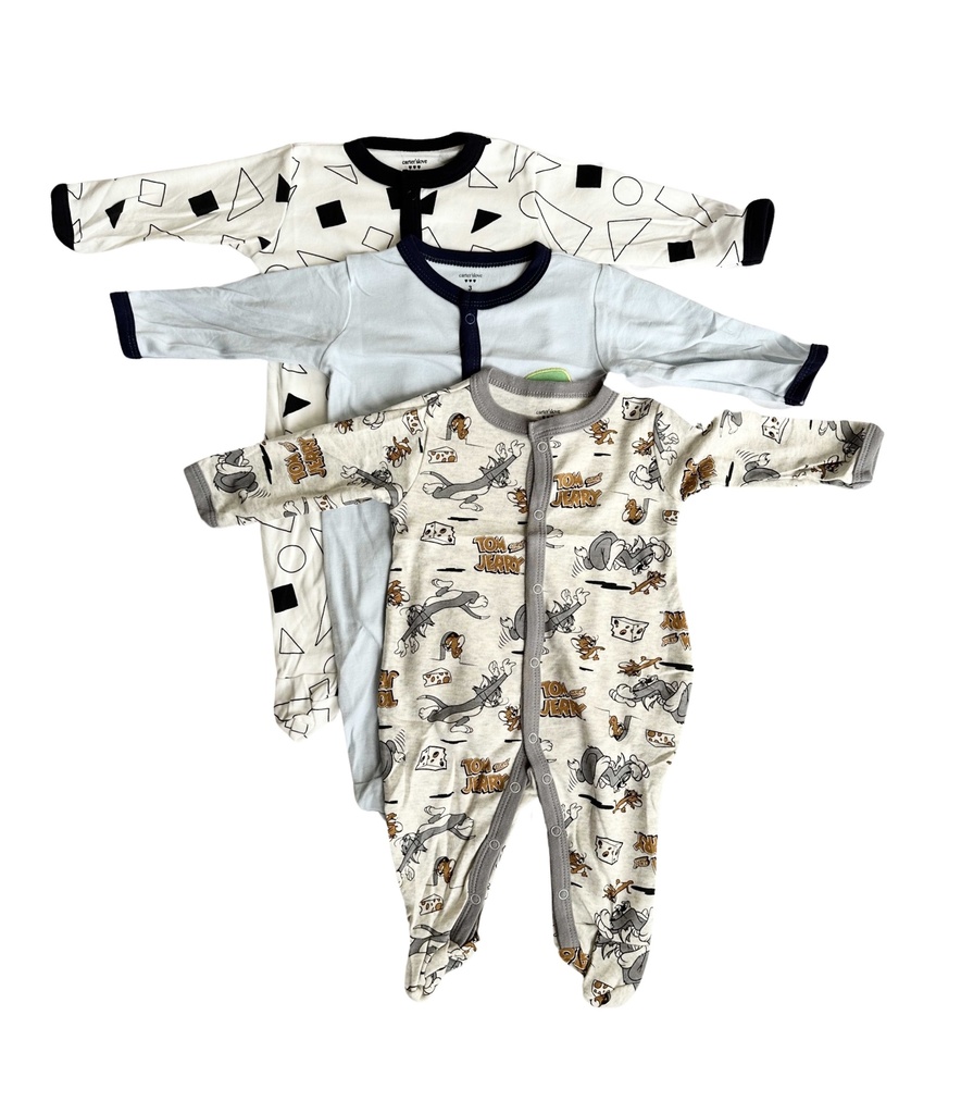 3pack Baby Overall