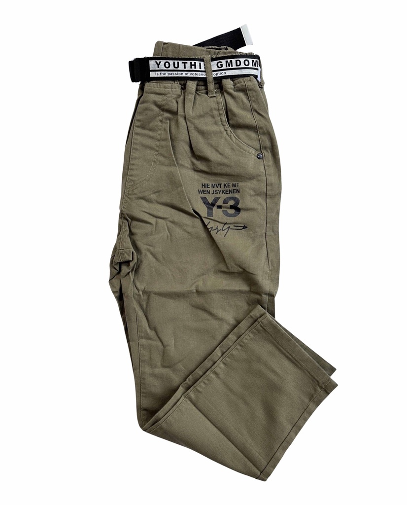 Khaki Boy's Trouser