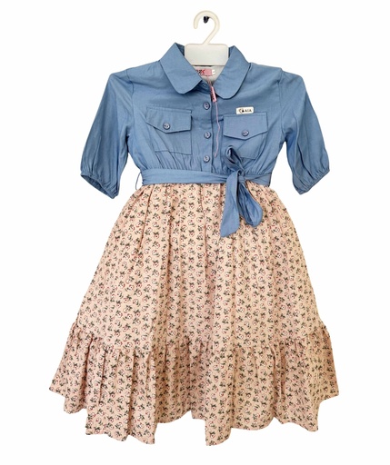 [OS/G/2070] Multicolored Girl's Dress