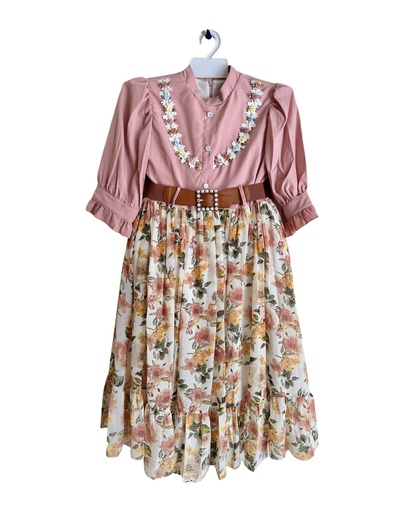 [OS/G/2075] Multicolored Girl's Dress