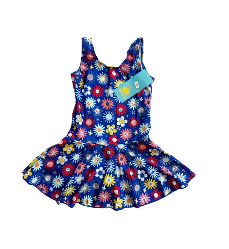 [OS/G/2202] Multicolored Girl's Swimming Costume