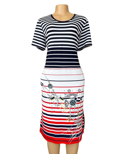 [08/23/W/2744] Multicolored Women's Dress