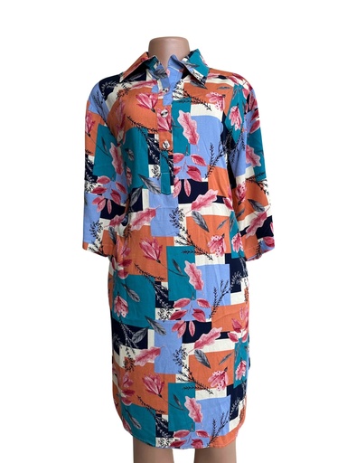 [09/23/W/2798] Multicolored Women's Sack Dress