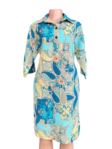 [09/23/W/2896] Multicolored Women's Sack Dress