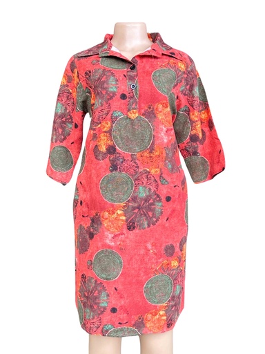 [09/23/W/2899] Multicolored Women's Sack Dress