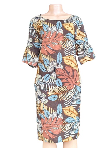 [09/23/W/2910] Multicolored Women's Sack Dress