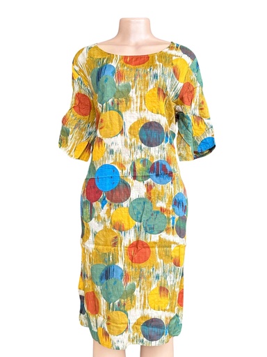 [09/23/W/2912] Multicolored Women's Sack Dress