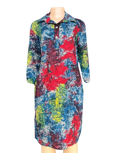 [09/23/W/2960] Multicolored Women's Sack Dress 