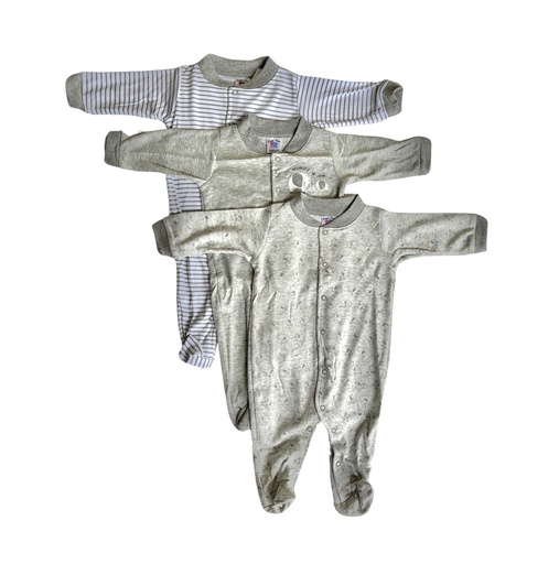 [OS/BB/3007] 3pack Baby Overall