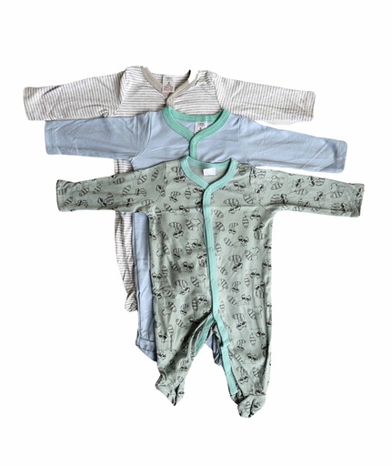 [OS/BB/3025] 3pack Baby Overall