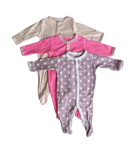 [OS/BB/3029] 3pack Baby Overall